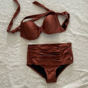 Calvin Klein Rust Bikini Set